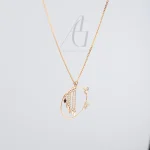 گردنبند حلقه آویز پروانه