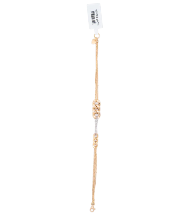 دستبند کارتیه دو رنگ