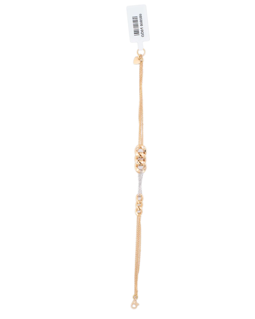 دستبند کارتیه دو رنگ